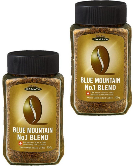 하마야 블루마운틴 No.1 블렌드 커피 100g 2병