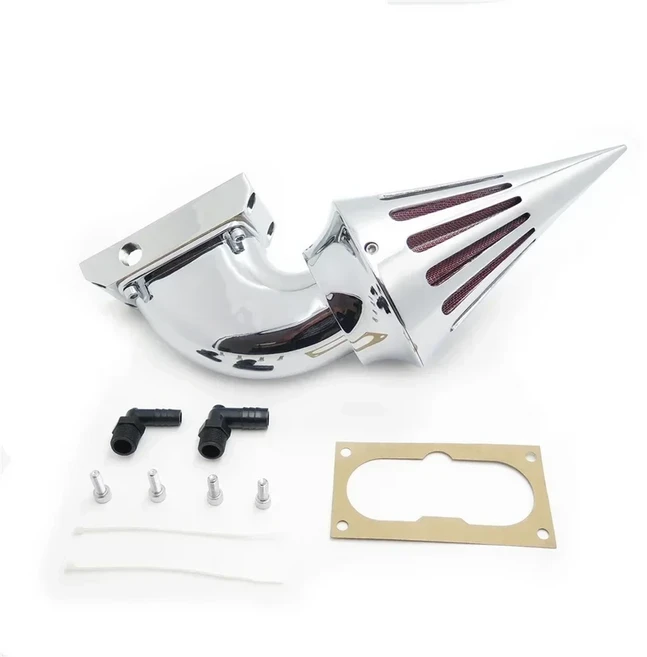 가와사키 발칸 2000 용 스파이크 공기 청정기 필터 클래식 Lt 크롬 오토바이 부품, [01] MT233-CD, 1개