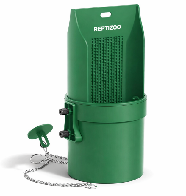 렙티주 카멜레온 피딩디쉬 먹이그릇, 1개, 혼합