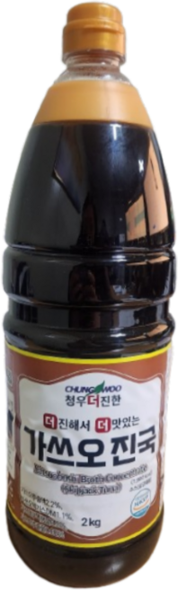 청우 더진한 가쓰오진국 가쓰오장국 육수, 2kg, 2개