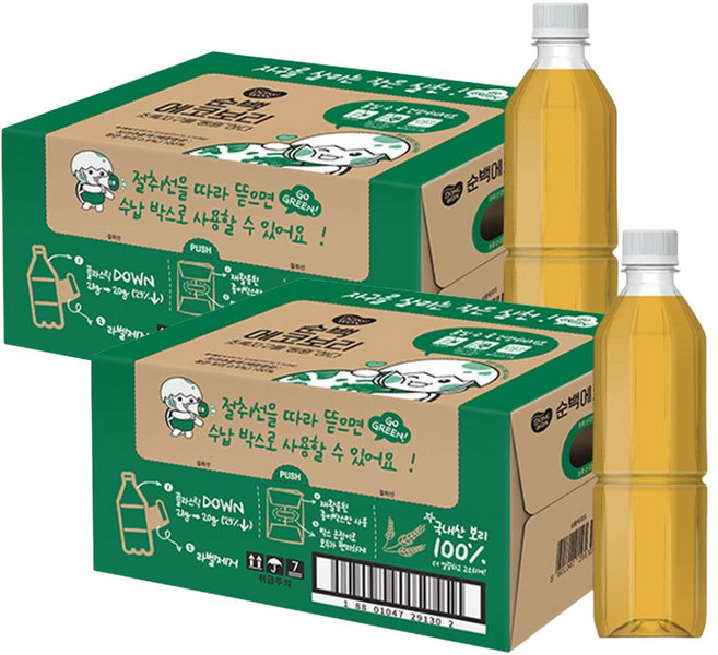 동원 순백 에코 보리차, 42개, 350ml