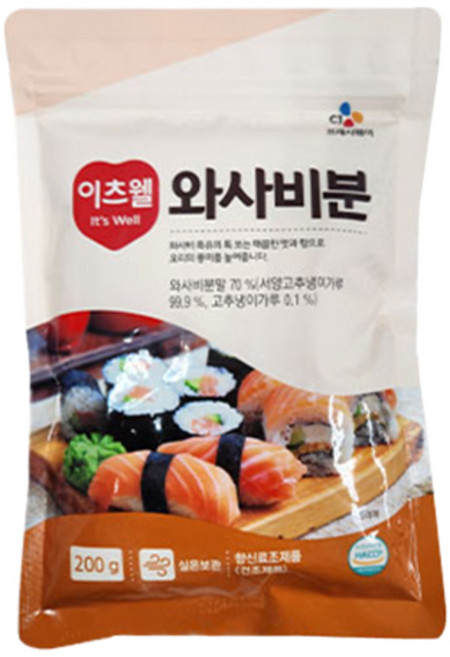 이츠웰 와사비분, 1개, 200g