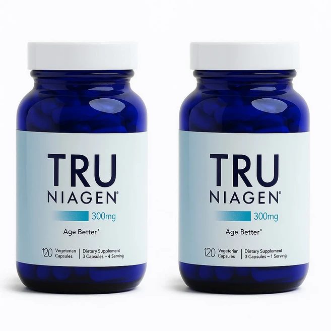 1+1 TRU NIAGEN 트루니아젠 니코틴아미드 리보사이드 300mg 120캡슐 2통, 2개, 120정 - 쿠팡
