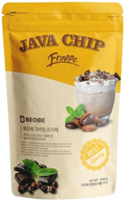 베오베 자바칩 프라페, 1kg, 1개입, 7개