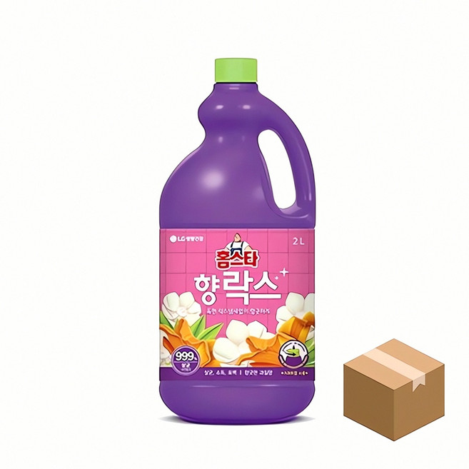 홈스타 향락스 2L 6개입 표백 살균제 소독제 청소 용품 세척제 위생 소독 광택 제 제품