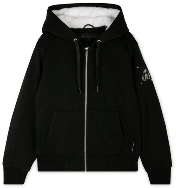 무스너클 여성 클래식 버니 3 블랙 후드집업 M33LS636 244