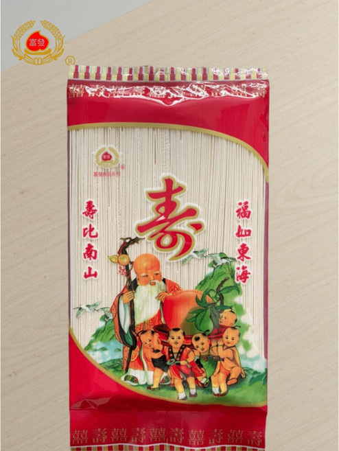 富發 福如東海 祝壽麵線 160g 小包裝 無添加防腐劑, 1個