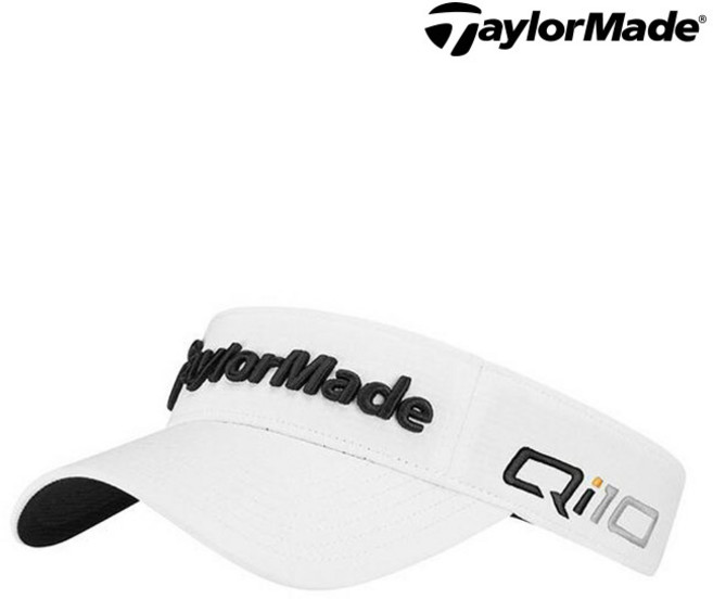 테일러메이드 Qi10 투어 레이더 바이저 썬캡 골프모자, 1개, 화이트