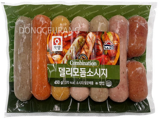 사조오양 델리 모듬소세지 450g /모듬/소시지/남부/, 1개