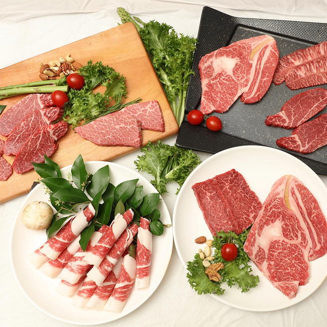 [황우마을] 구례 지리산 투뿔 명품 한우 부위별 골라담기, 살치살 200g, 1개