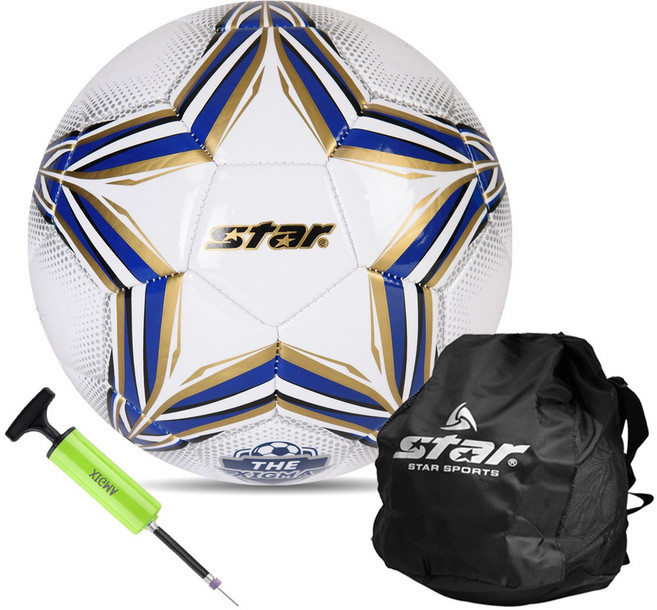스타축구공 SB8795 축구공 + 볼가방 +볼펌프, 더시그마(화이트), 1개