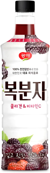 광야 늘감사 복분자 베이스, 970ml, 1개