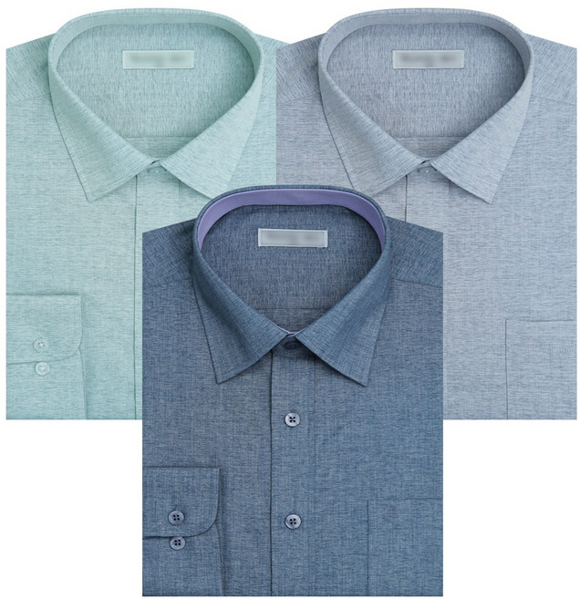 레이지옴므 남자 보카시 긴팔 와이셔츠 남성용 직장인 회사원 정장 셔츠