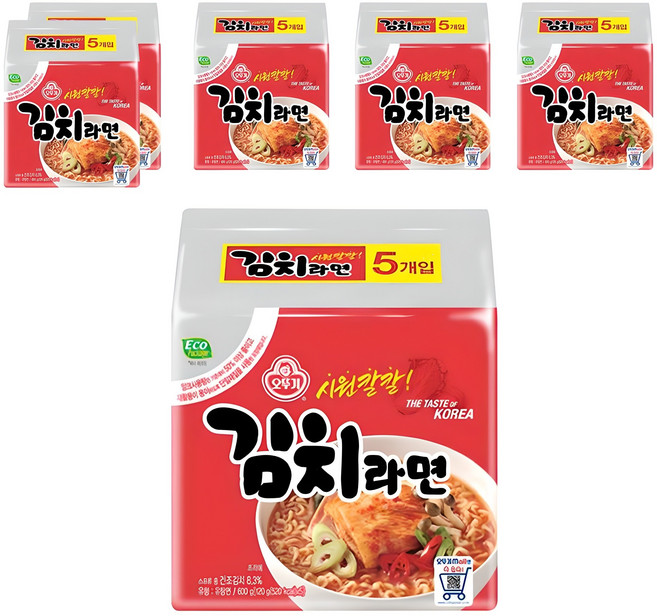 오뚜기 김치라면 120g, 30개