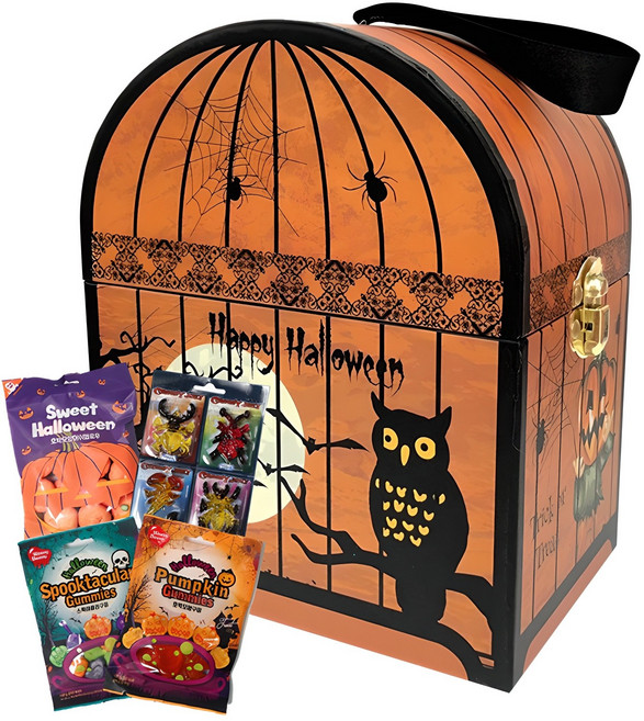 위니비니 할로윈 케이지 박스 간식 선물세트, 334g, 1세트