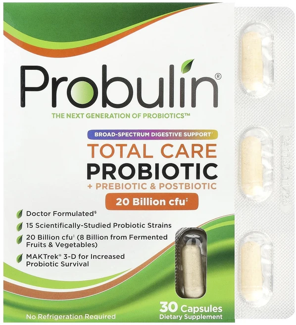 몸관리하세요 겨울입니다 Probulin 토탈 케어 프로바이오틱 200억CFU 캡슐 30정 특별관리진행, Probulin토탈케어프로바이오틱200억CFU캡슐30정, 1개 - 쿠팡