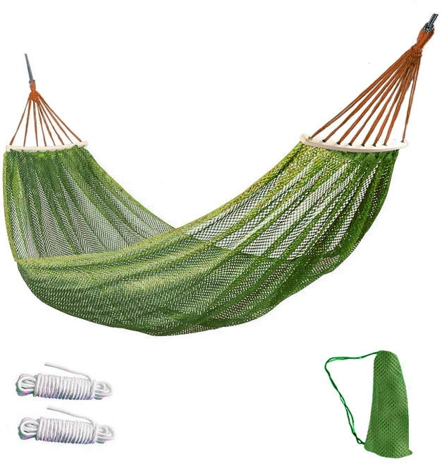 캠핑 해먹 아웃도어 등산 백패킹 전복방지 대형, 그린