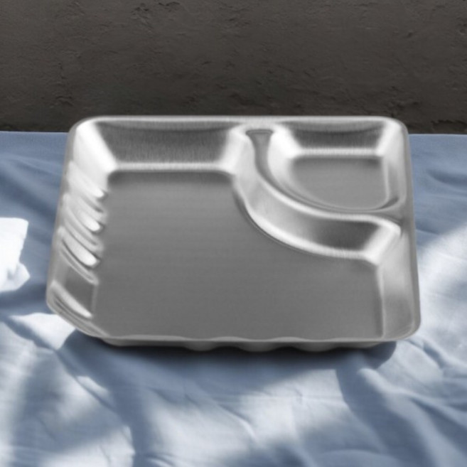 정사각 1구 플레이팅 업소용 반찬 안주 앞접시, 단품, 1개