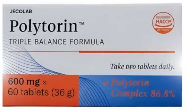 제코랩 폴리토린 Polytorin 60정 1박스 트리플 밸런스 포뮬러 베르가못 베르베린 541690