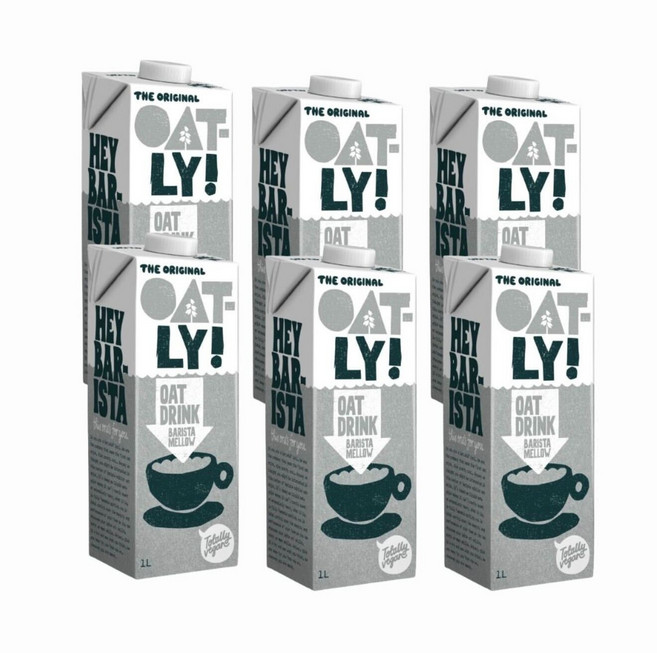 OATLY 咖啡大師 燕麥奶, 1個, 6個裝, 1L