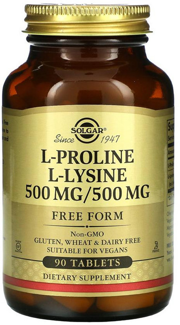 솔가 L 프롤린 L 라이신 90정, 1개