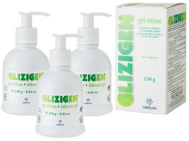 글리지젠 인티메이트 겔 감초뿌리 추출 남여공용 청결제 250ml 3개 세트 독일제품