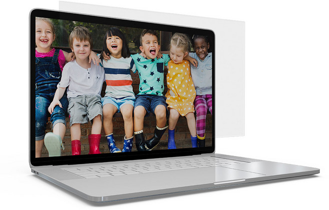 삼성 갤럭시북 플렉스 NT950QCG-KF38S 액정보호필름 지문방지 블루라이트차단, 1개