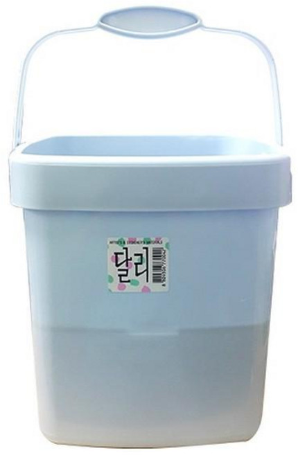 달리 수채화 물통 대 하늘색 2칸 개 미술용품 화방 학용품, [3030211]단일상품