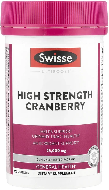 몸관리하세요 겨울입니다 Swisse Ultiboost 고영양 크랜베리 25000mg 소프트젤 100정 특별관리진행, SwisseUltiboost고영양크랜베리25000mg소, 1개 - 쿠팡