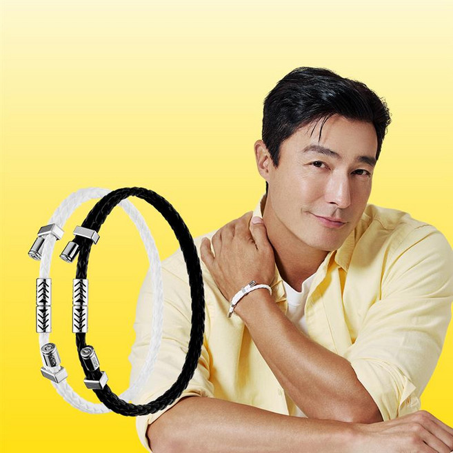 칼로 네오디뮴 스트랩 3600 팔찌, 1개, 블랙