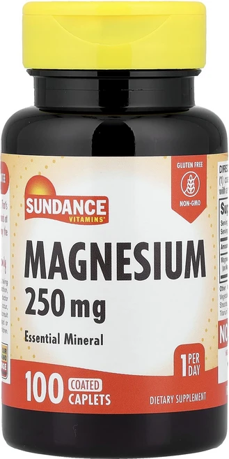 선댄스 비타민 마그네슘 250mg 100 코팅정, 5개, 100정 - 쿠팡