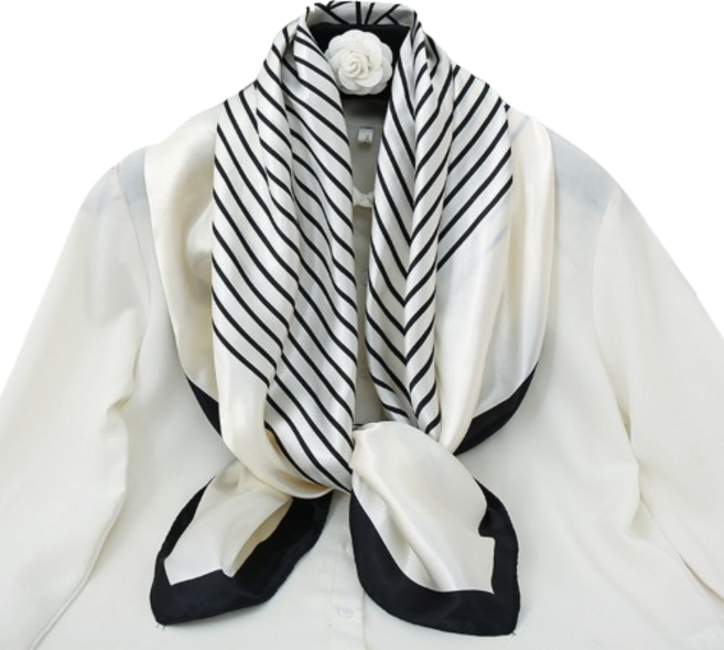 선비코 고급 여성 빅사이즈 실크스카프