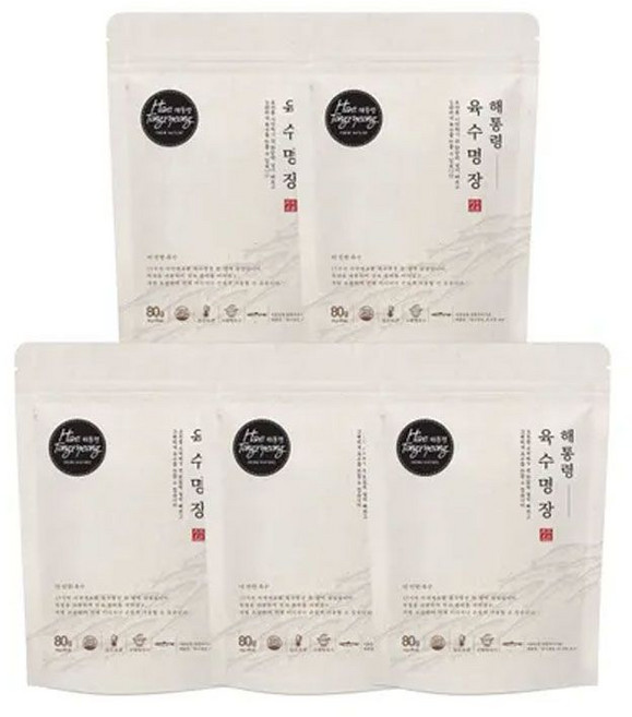 더 간편한 육수명장 80gX5팩 (총100알), 80g, 5개