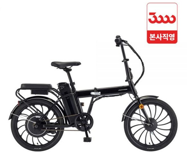 10위 - 삼천리자전거 팬텀 S2 20 출퇴근 접이식 전기자전거 완조립 삼천리 몰, 블랙