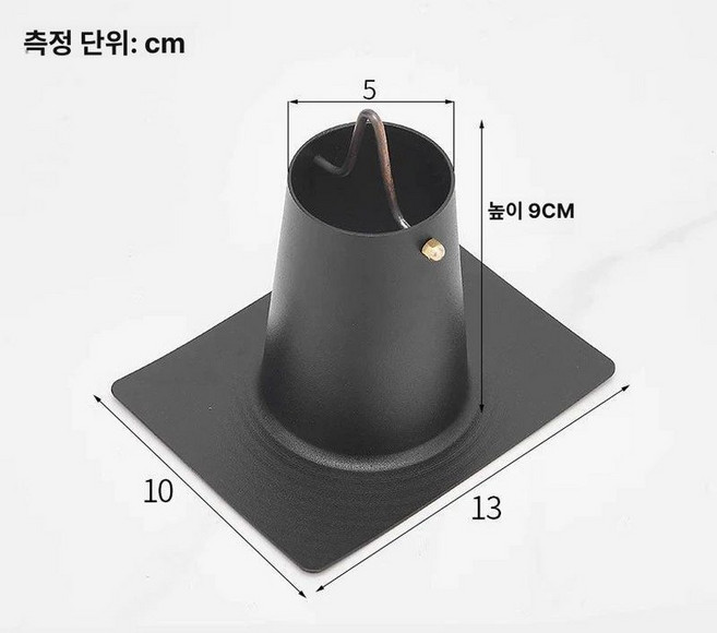 처마 체인 빗물받이 인테리어 물막이 한옥 전통 파란, 블랙알루미늄 직선 배수구, 1개