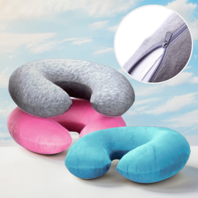 퓨어센스 에어 목쿠션 휴대용 비행기 여행용 기내 목베개