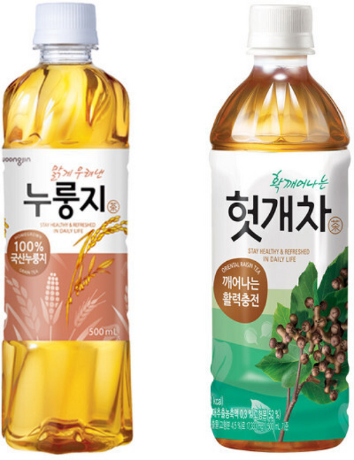 웅진 헛개차+누룽지 총, 20개, 500ml