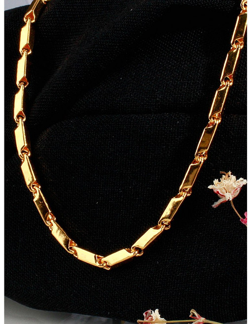 24k 순금 남자 여자 대나무 체인 목걸이 줄 18.75g 5D 부모님 생일 선물 40대