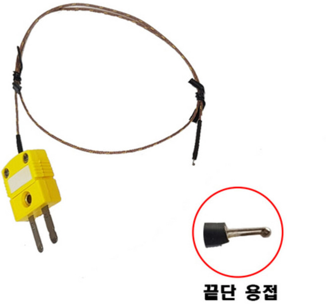 오메가 OMEGA 온도센서와이어 K-Type(50cm) 내열성열전대 써머커플와이어, 1개