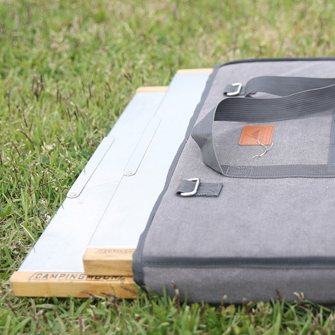 캠핑문 캔버스 다용도 캐리백 사이드테이블 가방, 1개, 1단