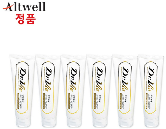 앨트웰 닥터비에 프라임케어 치약, 6개, 120g