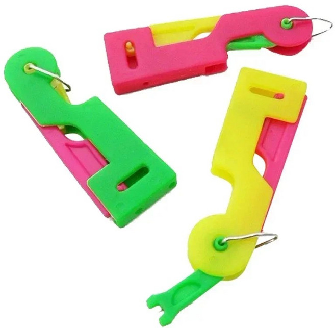 색상 실끼우개 노인용 가이드 바늘 간편 장치 자동 바느질 도구, 1. Random 3PC