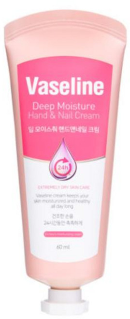바세린 24H 딥 모이스춰 핸드 앤 네일 크림 60ml, 1개, 40ml