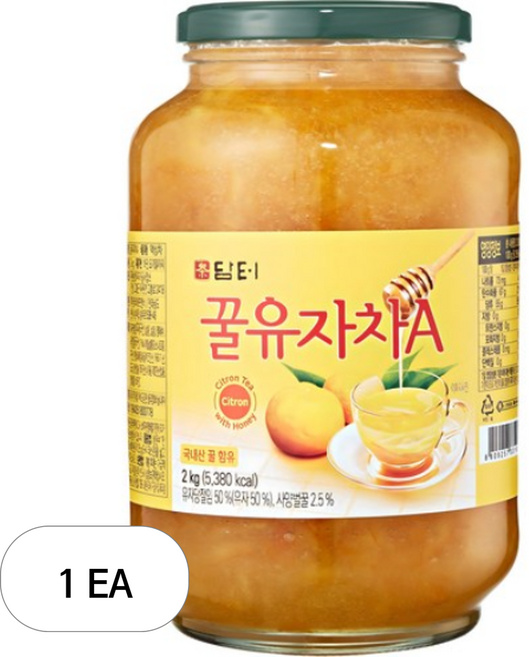 담터 꿀유자차A, 2kg, 1개입, 1개