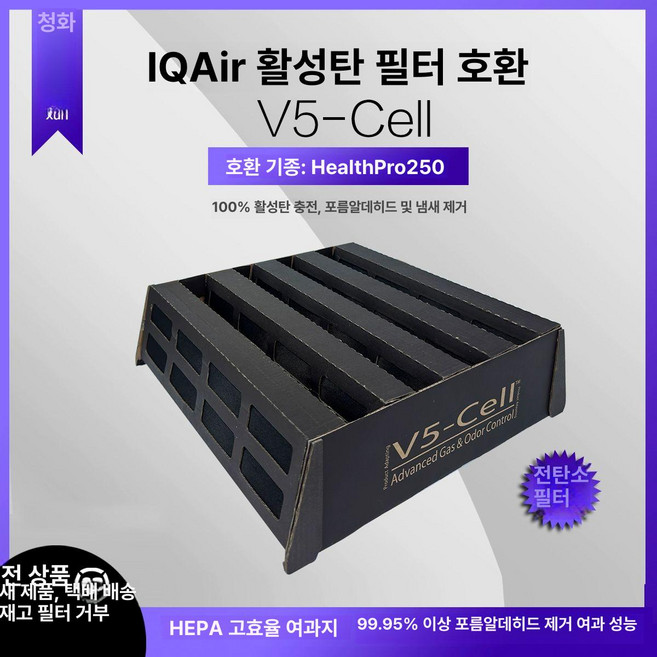 IQAir 250 활성탄 필터 세트 3종 공기청정기필터 활성탄필터 필터세트 HEPA필터, 1개