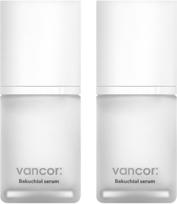 [홈케어템] 반코르 바쿠치올 세럼 Vancor 슬로우에이징 피부탄력 미백 기능성 극보습, 2개, 30ml