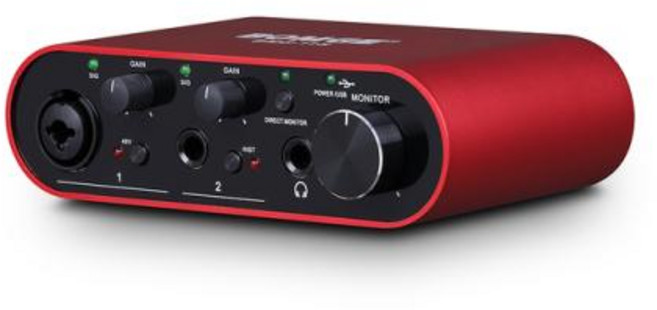 오디오 인터페이스 TONEX BOMGE BMG11S USB focusrite 스칼렛 솔로 믹서 24 비트 192kHz 전문 사운드 카드 및 수신 헤드폰 증폭기는 현장 녹음 컴퓨터에, Red, 1) Red