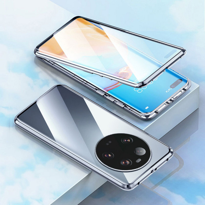 Xiaomi 防窺 全包雙面玻璃手機殼 磁吸 卡扣