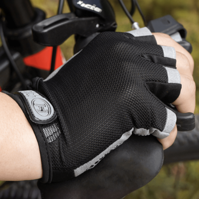 엑스트레일 자전거 헬스 장갑 남여공용 라이딩 싸이클, 블랙, 1개