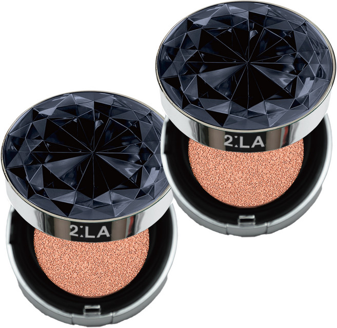 [면세점 브랜드] 투라 뱀파이어 여신 쿠션 팩트, 2개, 블랙 다이아 21호